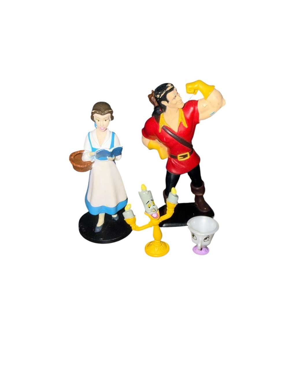 Vintage Beauty and the beast figures